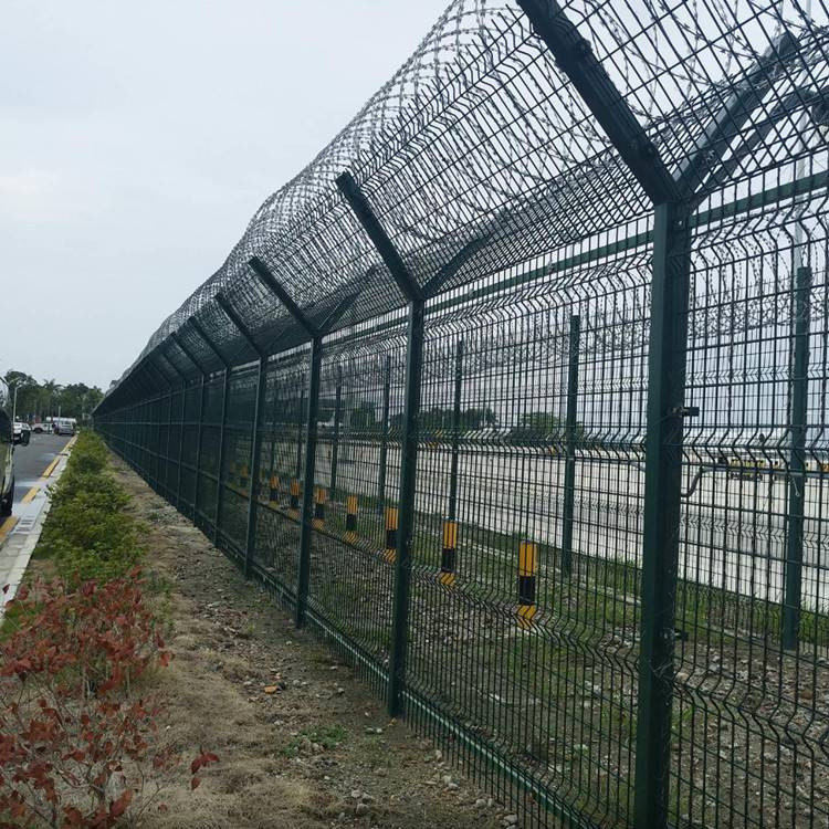 民用機場鋼筋網圍界施工